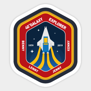 Galaxy Explorer Sticker